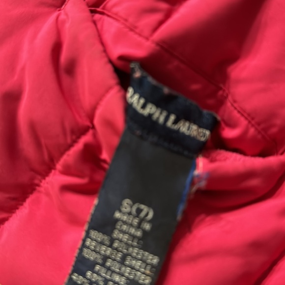 Ralph Lauren Reversible vest, Size S (7) pink and orange - Picture 4 of 11